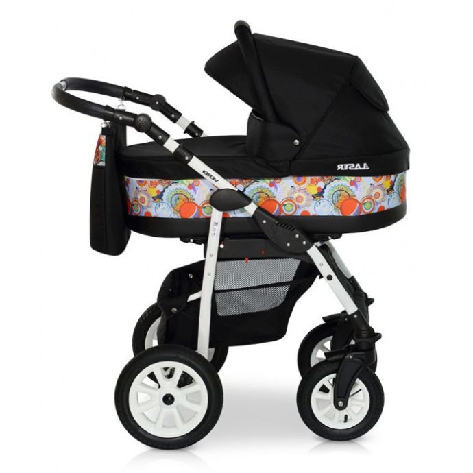 Verdi Laser 3/1 Uşaq Arabası (Beşik + Gəzinti + Avtokreslo) lazer - 2 Happy Baby