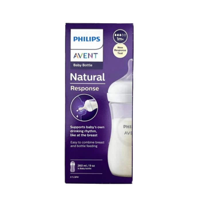 PHILIPS AVENT Natural Response Plastik Butulka 1ay+ 260ml