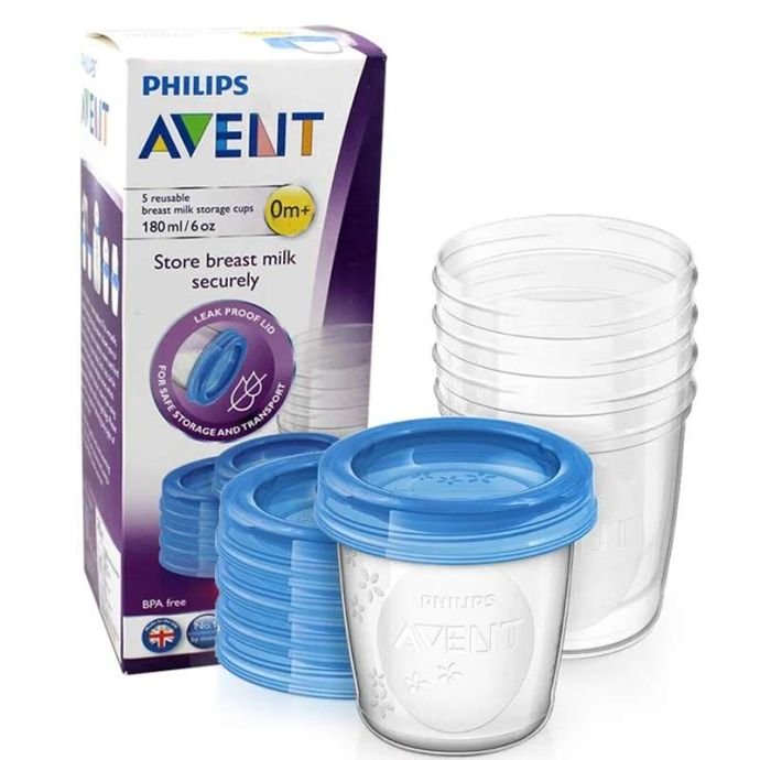 Philips Avent 180 ml konteyner dəsti – 5 ədəd